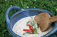 Topf mit Knobisoe
